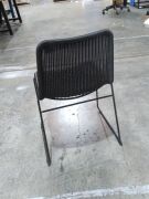 DNL Plastic basket weave chair x1 | please refer to images - 2