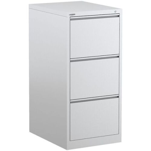 Mercury 3 Drawer Vertical Filing Cabinet White OLMVF3WS