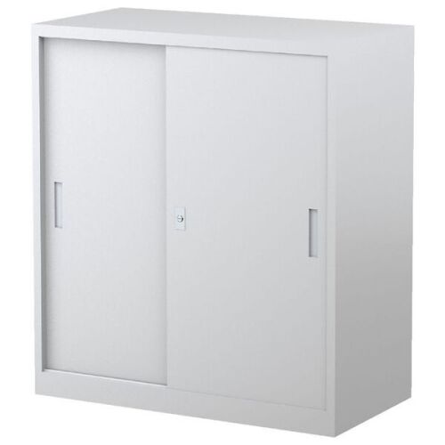 Steelco Sliding Door Cabinet 914 x 1015mm White Satin OLSC1091WE