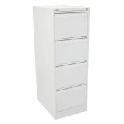 GO 4 Drawer Filing Cabinet White FNGO4DVFWH