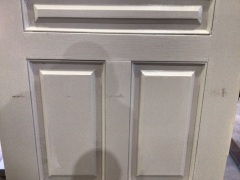 Oak door 207L x 90W x 4H (Painted on one side) - 5