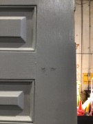 Oak door 207L x 90W x 4H (Painted on one side) - 8