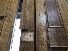 4 x oak Veneered panels stock to MDF - 4