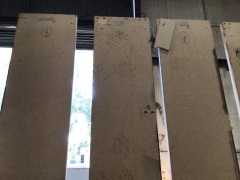 4 x oak Veneered panels stock to MDF - 13