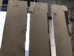 4 x oak Veneered panels stock to MDF - 14