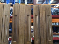 4X oak panels 2610L x 610W x 3H (veneered on MDF) - 4