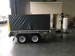 2018 Tandem 8x5 Enclosed Galvanised Box Trailer - 2