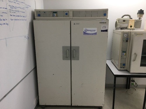 Kendro Type: UT6760 Heraeus Oven
Internal Dimensions: approx 1100 W x 600 D x 1500mm H
300°C Capacity
Serial No: 4022566