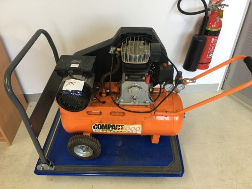 Peerless Compact 14000 Portable Air Compressor
2.75HP
240 Volt
on Trolley