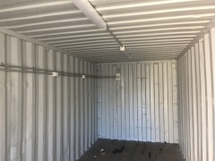20' Shipping Container with Power & Lighting, 15A Plug - 3