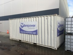 20' Shipping Container with Power & Lighting, 15A Plug - 9