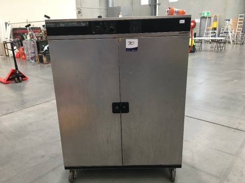Memmert 2 Door Lab Oven
3 Phase Plug
1000 W x 580 D x 1200mm H approx internal dimensions
Stainless Steel Lined, on Wheels