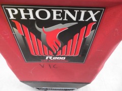 Dehumidifier
Phoenix 
Model: R200 LGR
240 Volt
500 x 750 x 850mm H - 9