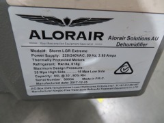 Dehumidifier
Alorair
Storm LGR Extreme
240 Volt
DOM: 2017
600 x 350 x 450mm H - 6