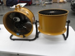 2 x High Velocity Drum Air Circulator
Caterpillar
Model: HVDAL
240 Volt
500 x 250 x 500mm H - 5