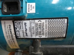 Back Pack Vacuum Cleaner
Clean Tech
Serial No: 324603
1200 Watt
240 Volt
with Hose, Wand & Floor Tool - 4