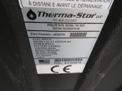 Dehumidifier
Phoenix 
Model: R200 LGR
240 Volt
500 x 750 x 850mm H - 4