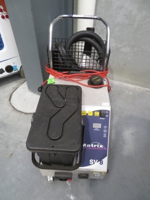 Steam Cleaner
Matrix
Model: SV8
with Hose, Wand & assorted Tools
240 Volt