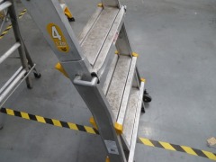 Gorilla Adjustable Platform Ladder, adjustable height 4', 5' & 6'
SWL: 150Kg - 4