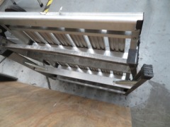 2 x Aluminium Work Platforms comprising;
1 @ 1000 x 300mm
1 @ 600 x 600mm
both adjustable height
SWL: 120Kg - 6