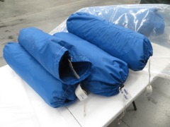 4 x Drymatic Air Blankets comprising;
1 @ 3 x 2m
2 @ 3 x 1m
1 @ 2m x 500mm