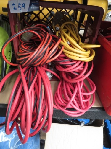 5 x Assorted Electrical Extension Leads