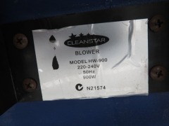 Cleanstar Blower Fan Unit
Model: HW900
240 Volt - 7