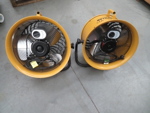 2 x High Velocity Drum Air Circulators
Caterpillar
Model: HVDAC
500 x 250 x 500mm H
