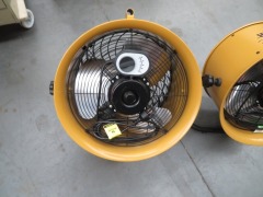 2 x High Velocity Drum Air Circulators
Caterpillar
Model: HVDAC
500 x 250 x 500mm H - 3