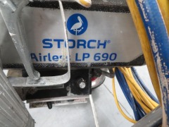 Storch Airless Spray Unit Model: LP690240 Volt Motor, Hoses, Gun, Leads & Trolley Earth Fail Fault Condition unknown - 4