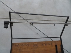 Steel Framed Workbench with Blackboard, Overhead Frame with Air Fittings
1850 x 650 x 2540mm H - 3