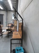 Steel Framed Workbench with Blackboard, Overhead Frame with Air Fittings
1850 x 650 x 2540mm H - 4
