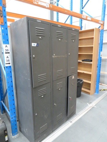 6 Door Locker Set, Metal Elite Built, 1150 x 450 x 1800mm H
2 x 2 Door Lockers, 600 x 460 x 180mm H, Namco