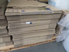 14 x Bundles of Cardboard Boxes, 2 sizes
8 @ 400 x 300 x 430mm H
6 @ 400 x 300 x 600mm H - 2