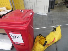 Emergency Chemical Spill Kit in Wheelie Bin & Bag - 2