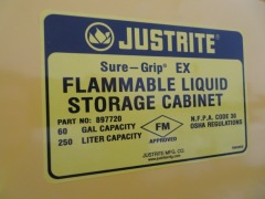 Flammable Liquid Storage Cabinet & Contents, 880 x 880 x 1760mm H - 2