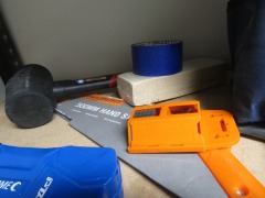 Tool Bag & Tools comprising; Kinchrome Set, Saw, Mallet, Chisels etc - 4