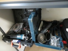 Makita Grinder, corded in carry case, 125mm
Bosch Grinder, corded in carry case, GWS7-125