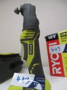 3 x Ryobi Cordless Power Tools including; Glue Gun, Drill with Hammer & Multi Tool - 4