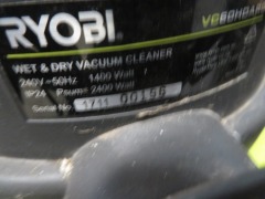 Ryobi Wet & Dry Vacuum Cleaner
Model: VL 60HDARG
240 Volt - 4