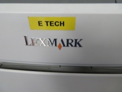 Lexmark Laser Printer
Model: T654DN
240 Volt - 2