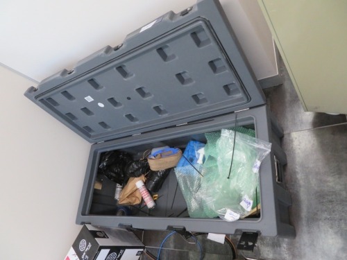 PVC Heavy Duty Storage Box with Hinged Lid, 1200 x 550 x 380mm H