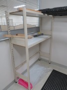 Drying Rooms Contents comprising;
2 x Steel Racks
Caterpillar 500mm Drum Fan
1 x Chrome Clothes Rack
2 x Rubber Mats - 4