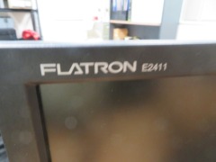 2 x LG 24" Computer Monitors
Model: Flatron E2411
1 x Keyboard - 2