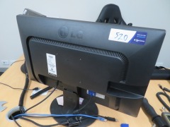 2 x LG 24" Computer Monitors
Model: Flatron E2411
1 x Keyboard - 3
