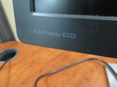 6 x Hewlett Packard Computer Monitors
1 x 24" Model: 24
5 x 22", Elite Display E222 - 3