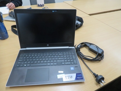 Hewlett Packard Laptop
Model: ProBook 450 G5
Core i7 8th Gen
with Power Supply & Lead