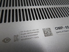Hewlett Packard Computer
Model: ProBook 450 G6
Core i7 8th Gen
with Power Supply & Lead - 4