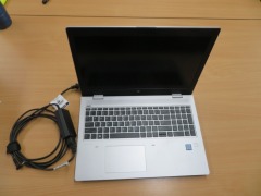 Hewlett Packard Computer
Model: ProBook 650 G5
Core i7 8th Gen
with Power Supply & Lead - 2