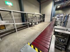 Ferag Conveyor System, approximately 70 m in length 40cm belt width Multiple turns Multi level - 4